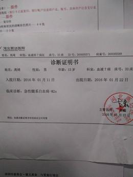 Ȼ���������У���15��Ԫ��ǰϦ����������ղ���ȥ��������ҽԺ��飬��ʾ��ϸ���ߵþ��ˣ�ҽ����������ȥ��������ҽԺ���ơ����˲��ݣ�ҽԺ��δ������������ȥ����ͯҽԺ������ǣ�������ҹ������򣬵�ҽԺʱ���Ѿ���31���賿һ����ˣ������贩��ȷ��Ϊ������ϵ��Ѫ����������֢���ס�