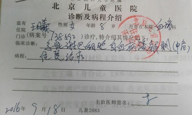 ����3��5����������ͻȻ�������ۣ��ڶ�������漴������ȥ������ͯҽԺ����顣��ҽ���Ľ����£�����Ҫ���Ǵ�������������Ǽ��ܰ�Ѫ����Σ�����صİְֵ�ʱ�Դ�һƬ�հף����޷������Լ����ÿɰ���Ů����������Ĳ�������һ�θе������Ƶ��ۡ�